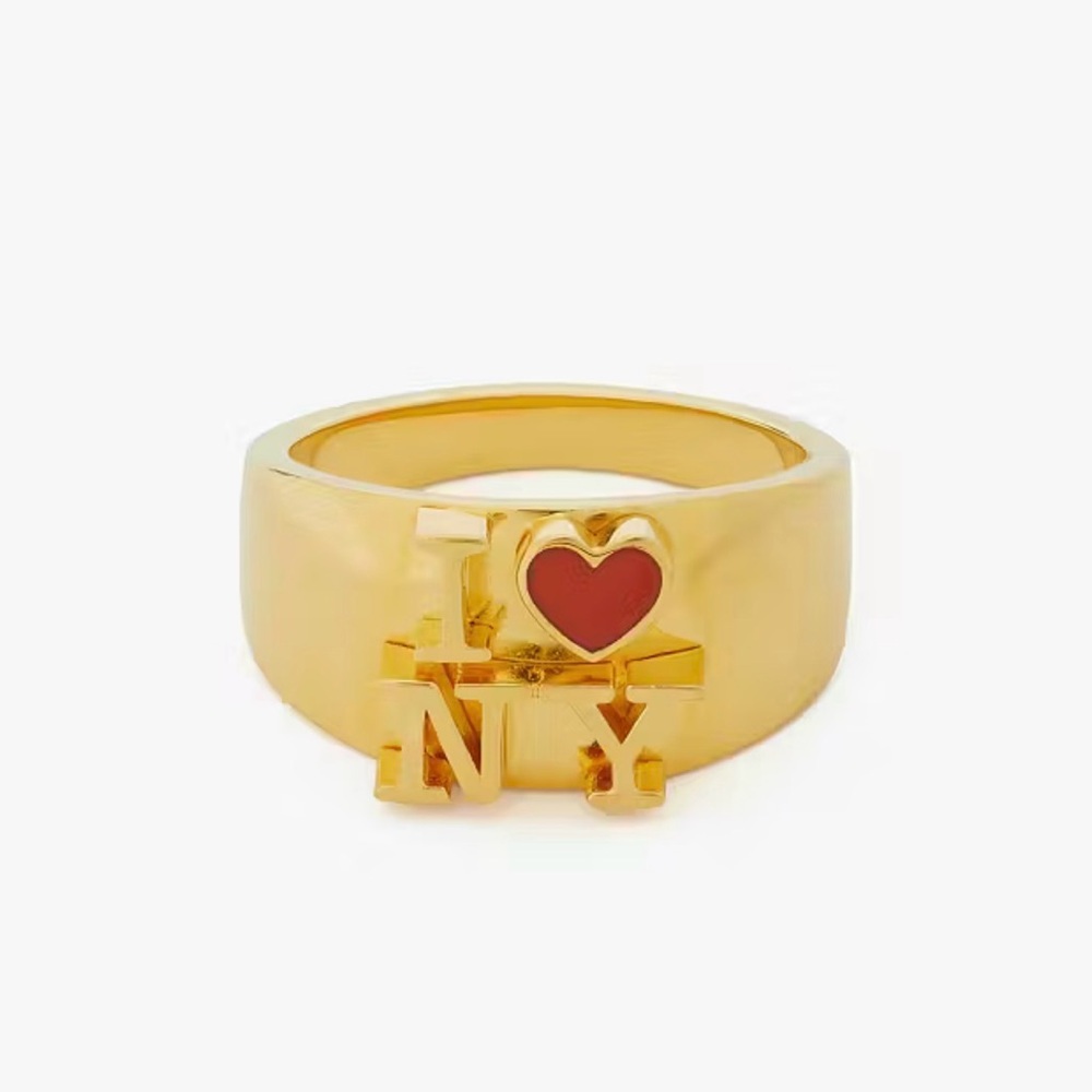 kate spade Gold I Love NY Ring
